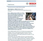Onyx - zrealizowane projekty :: Bosch - wykonanie i wysłanie mailingu